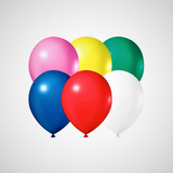 50 Bexigas Balão Colodido Decoração Festa Mais Cor Sortidos