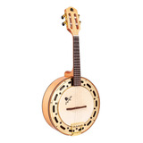 Banjo Marquês Maple Natural Aro Dourado Baj-150ntel