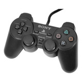 Controle Joystick Para Ps2 Com Fio Black