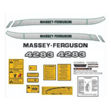 Jogo Decalque Trator Massey Ferguson 4283