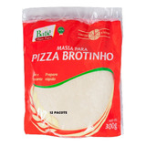 Kit 12 Pacotes Massa Para Pizza Brotinho Batiê 300 Gramas