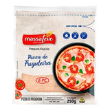 Kit 6 Pacote Massa Para Pizza De Frigideira Massa Leve  250g