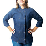 Kit Dolma Jeans Leve Feminina + Bandana Top Chef Conforto  