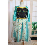vestido anna frozen pronta entrega