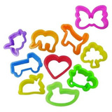  - 150 / Forminhas Pra Cortar Massinha D Modelar ( Plastico.