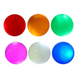 . 6 Bolas De Golfe Que Brilham No Escuro Com Luz Led, T