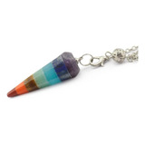 * 7 Pingente De Corrente De Cristal Rabdomante Com De