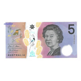 * Australia 5 Dollars 2016 P.62 Polimero Fe *