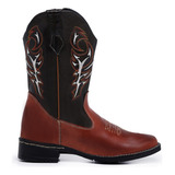 - Bota Infantil Masculina Texana Country Couro Legítimo