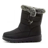 - Botas Impermeáveis Forradas Unissex De Pele P/ Frio