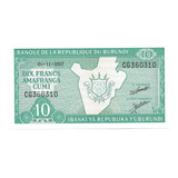 * Burundi - 10 Francos 1-11-2007 - P. 33e - Fe *