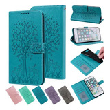 * Capa Para Motorola Wallet Case Tree Pattern