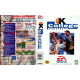 * Cartucho Sega Genesis College Basketball Sem Manual