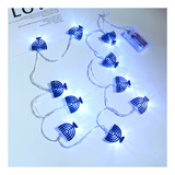 ' Castiçal G Hanukkah Nine Head Led Ex2 Light String Vela