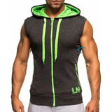 . Colete Esportivo Slim Fit Camiseta Regata Academia Casual