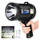 . Holofote 90000 Lumens Lanterna De Mão Led Segurança