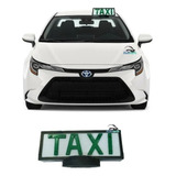 . Luminoso Teto De Táxi Retangular Com Base Íman ( Pequeno )