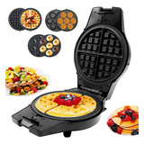. Máquina De Rosquinha Waffle Cupcake Maker 3 Em 1