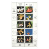 # Mcn # Lote Temático 1992/04 -orquídeas -fdc's E Selos Mint