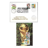 # Mcn # Lote Temático 1994 -mundial De Futebol- Postal+fdc's