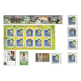 # Mcn # Lote Temático 2010 - Mundial Futebol - Fdc's + Selos