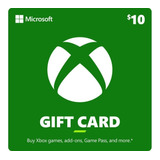 $10 Dólares Xbox Gift Card Us