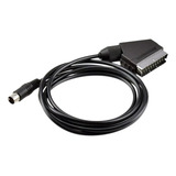 (2 Unidades) Cabo Rgb Scart 1,8 M/6 Pés, Cabo Av Áudio