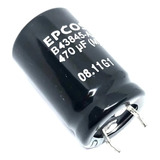 (4 Peças) Capacitor Eletrolítico 470uf 200v 22x35mm Epcos