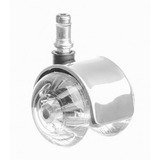 (5pçs) Rodizio Inox Roda Gel/silicone Cadeira Plenitude Import