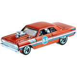 '64 Chevy Chevelle Ss - Orange And Blue - 1/64 - Hot Wheels
