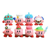 #8pcs Coleção De Bonecos De Ação Kirby Waddle Dee Doo Brinqu