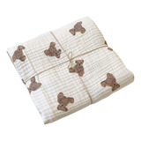 (a) Cobertor De Musselina Gauze Swaddle Wrap De 2 Camadas Be