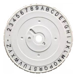 *disco Letras Para Rotulador Manual Industrial Dymo M1011