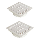 (kit C/02unid) Ralo Oculto 15x15 Invisivel Seca Piso Linear 