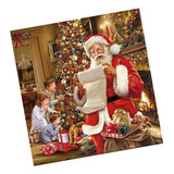 *pacote Com 20 Guardanapos 33x33cm Napkin Christmas Eve*