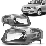 (par) Farol Gol G4 06 07 08 09 10 11 12 13 2014 Masc Cinza