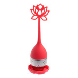 (r) Lotus Loose Tea Infusor Difusor De Filtro De Aço Inoxidá