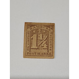 *raro Hamburgo - 1864 Lithographic Brasão De Armas 85 Euros