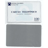 0030 Cartão Experimental Logomarca Telebrás Raro