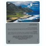 0033 Ct Tel Ilha De Trindade 2 C/ Reverso Invertido Telebrás