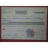 0065 - Recibo De S.p. 1955 C/ 2 Selos Fiscais - Ver Descr.