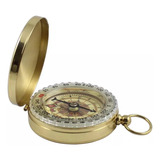 01 Bússola Tipo Relogio De Bolso Explorador Vintage