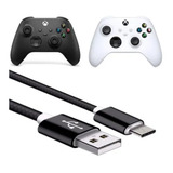 01 Cabo Controle Xbox One Serie X Ou Série S Tipo C 2 Mts 
