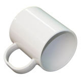 01 Caneca Sublimação Plastico Resinada Branca Polímero 325ml