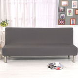 01 Capa De Sofá Sem Braço Fundas De Futon 1,20 M Até 1,40 M Cor Cinza