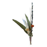 01 Flor De Lapela Para Noivo Minimalista Flores Desidratadas