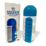 01 Garrafa Água Squeeze Porta Comprimidos - Bic