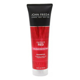 01 John Frieda Radiant Red Colour Shampoo Para Ruivos 245ml
