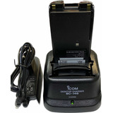 01 Kit Carregador + Bateria + Clip Rádio Icom Ic-v8/ic-v82 