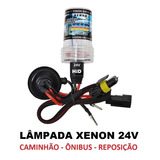 01 Lâmpada Xenon 24v H3 - 8000k + Kit Xenon Moto H4/2 8000k